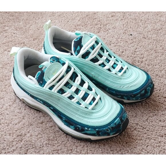 Nike Air Max 97 Moth Camo Green Running Shoes Women's Size 6.5 - Picture 2 of 8